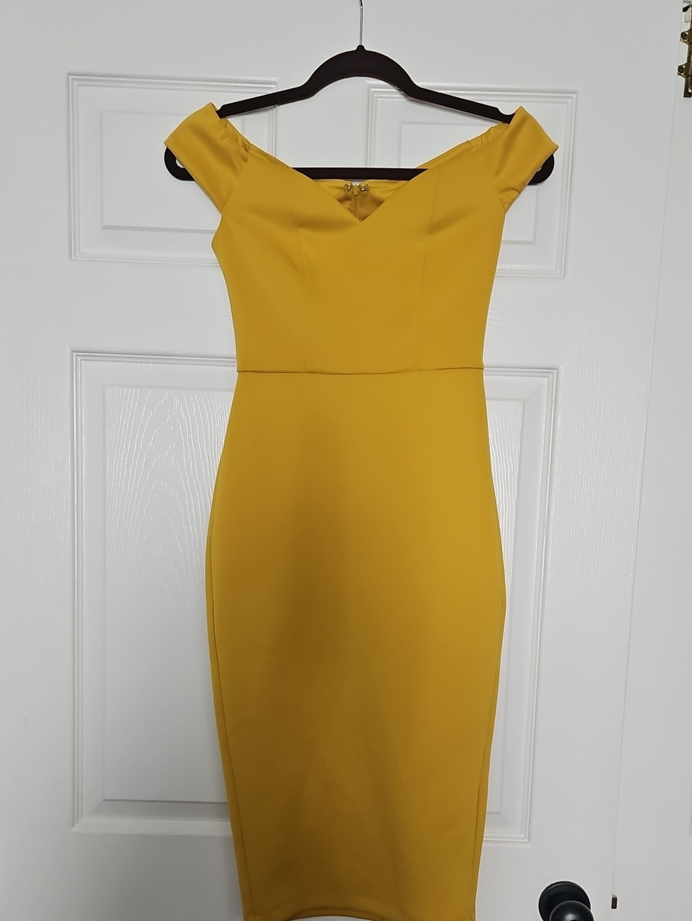 NEW**ASOS Scuba Fitted Midi Dress. Size 0